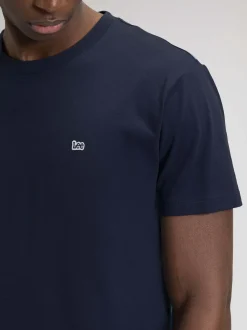Lee Herren T-Shirt in marine - Ausschnitt: Rundhals