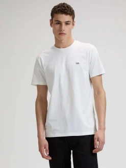 Lee Herren T-Shirt in weiß - Ausschnitt: Rundhals