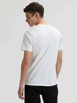 Lee Herren T-Shirt in weiß - Ausschnitt: Rundhals