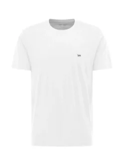 Lee Herren T-Shirt in weiß - Ausschnitt: Rundhals