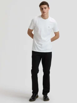 Lee Herren T-Shirt in weiß - Ausschnitt: Rundhals