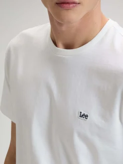 Lee Herren T-Shirt in weiß - Ausschnitt: Rundhals