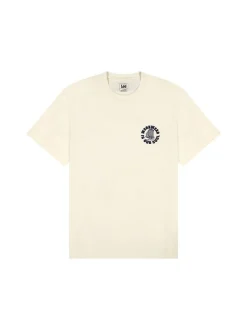Lee Herren T-Shirt - Ww Graphic in ecru - Ärmel: kurzarm