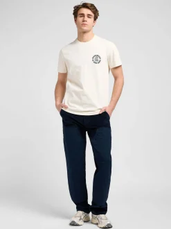 Lee Herren T-Shirt - Ww Graphic in ecru - Ärmel: kurzarm