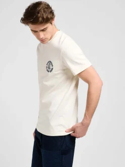 Lee Herren T-Shirt - Ww Graphic in ecru - Ärmel: kurzarm