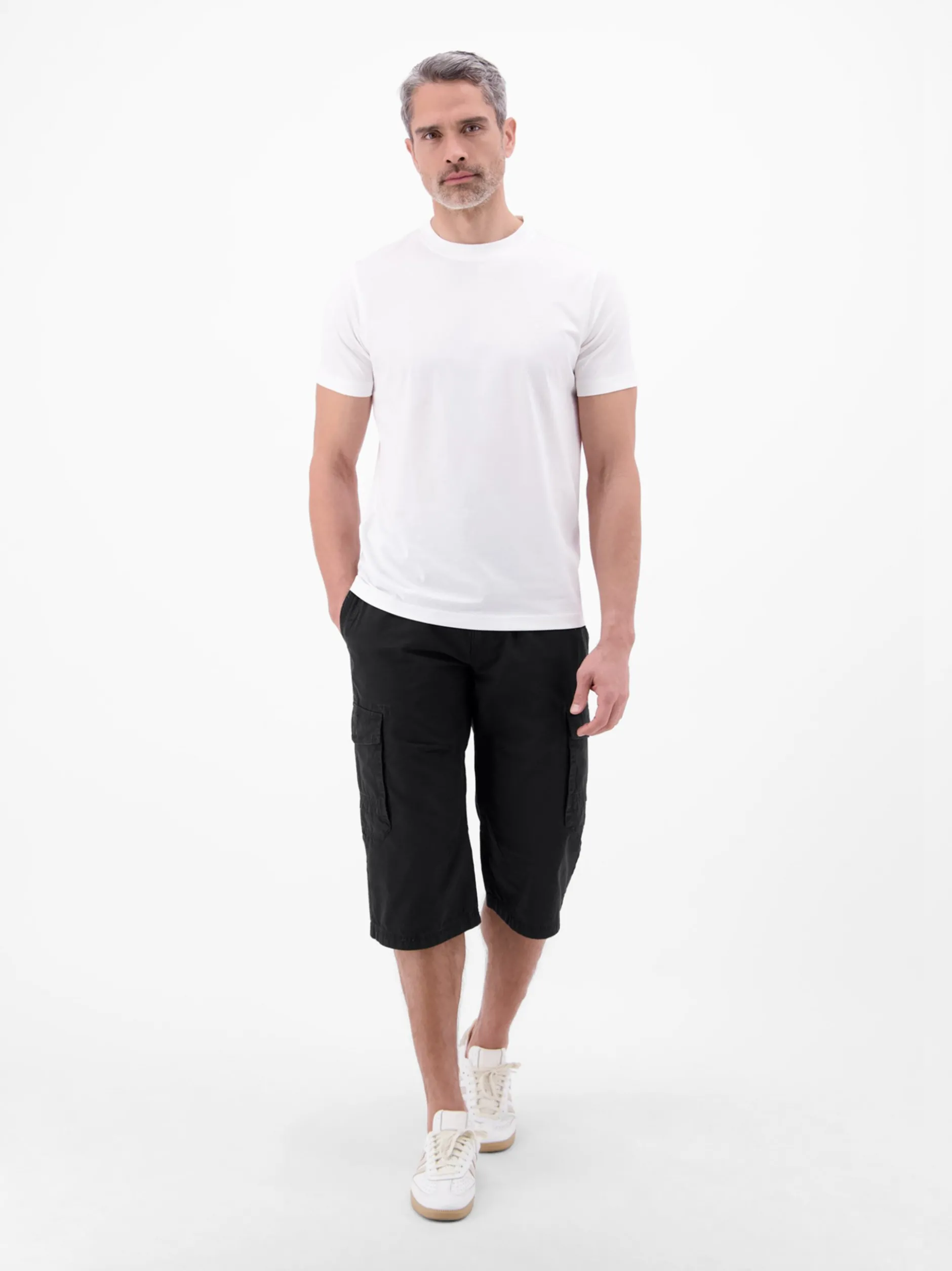 LERROS Herren Cargoshorts in dark stone