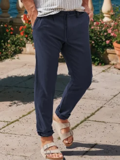 LERROS Herren Chinohose in blau