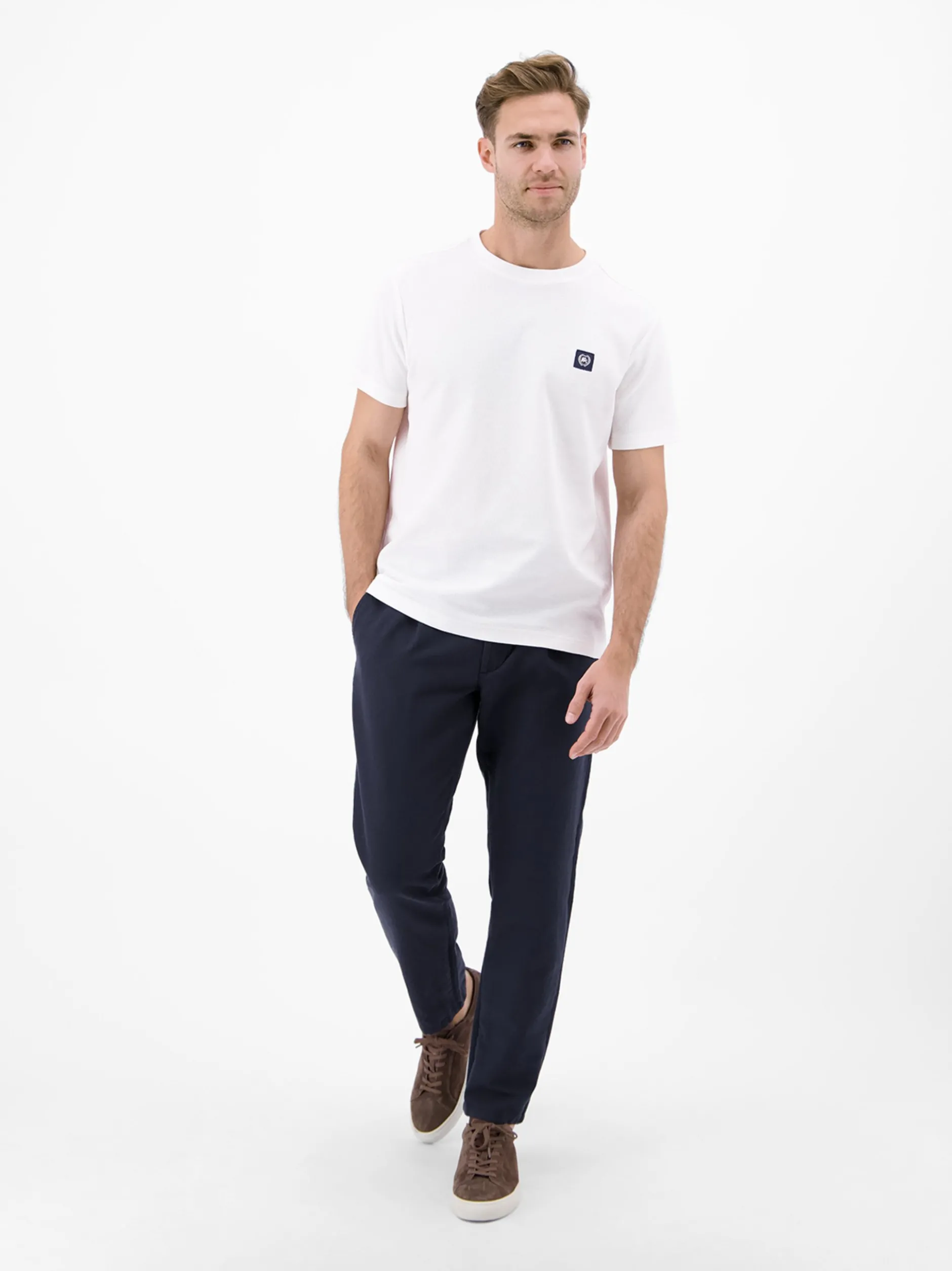 LERROS Herren Chinohose in blau