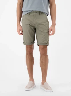 LERROS Herren Chinoshorts in oliv