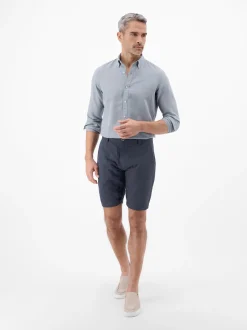 LERROS Herren Chinoshorts in blau
