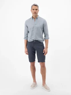 LERROS Herren Chinoshorts in blau