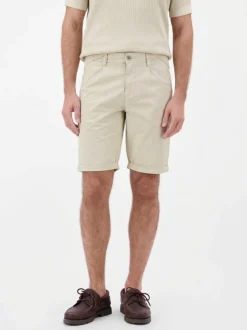 LERROS Herren Chinoshorts in ecru