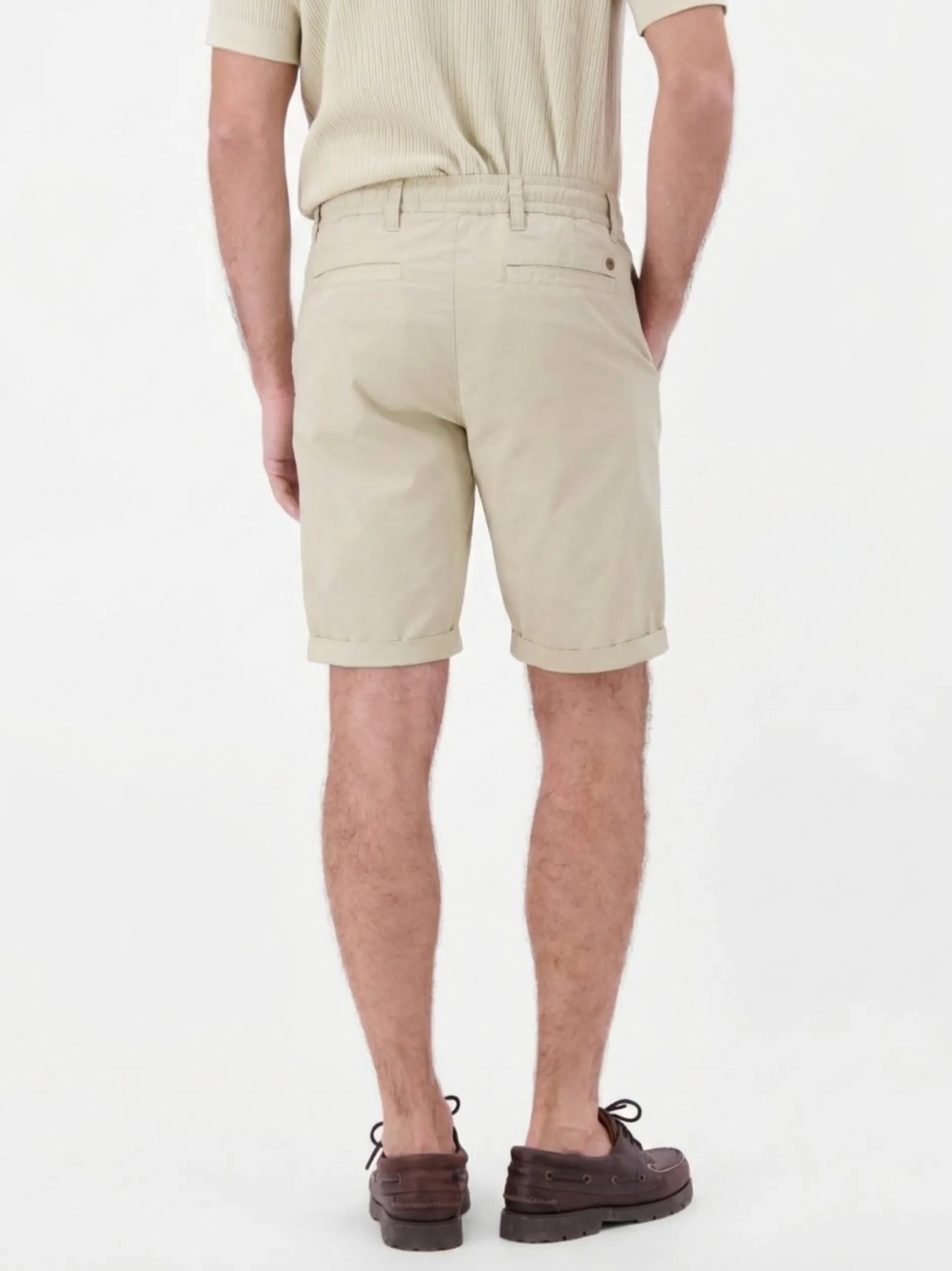 LERROS Herren Chinoshorts in ecru
