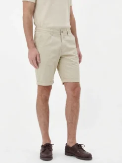 LERROS Herren Chinoshorts in ecru