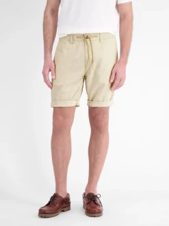 LERROS Herren Chinoshorts in weiß