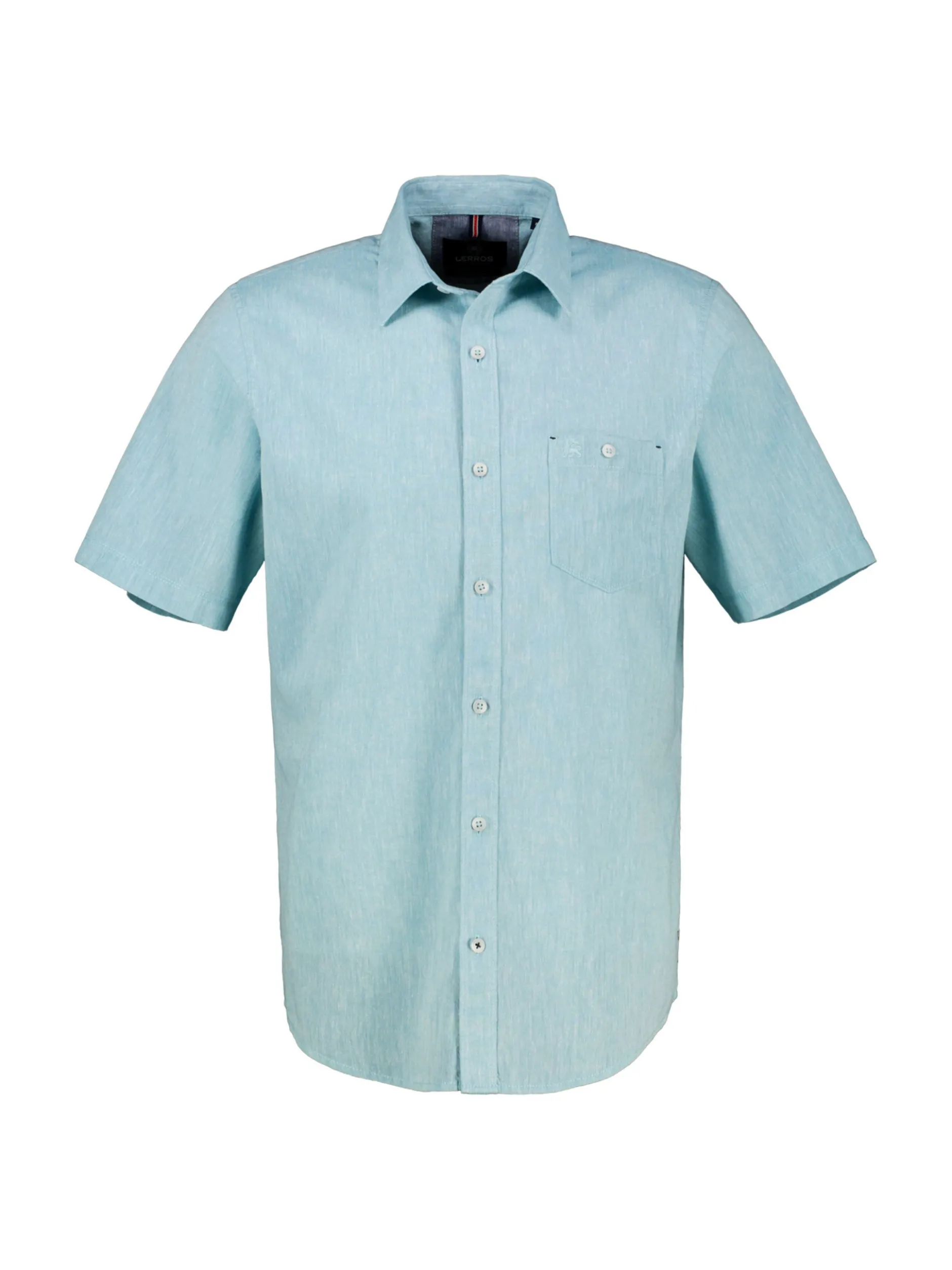 LERROS Herren Kurzarmhemd in blau
