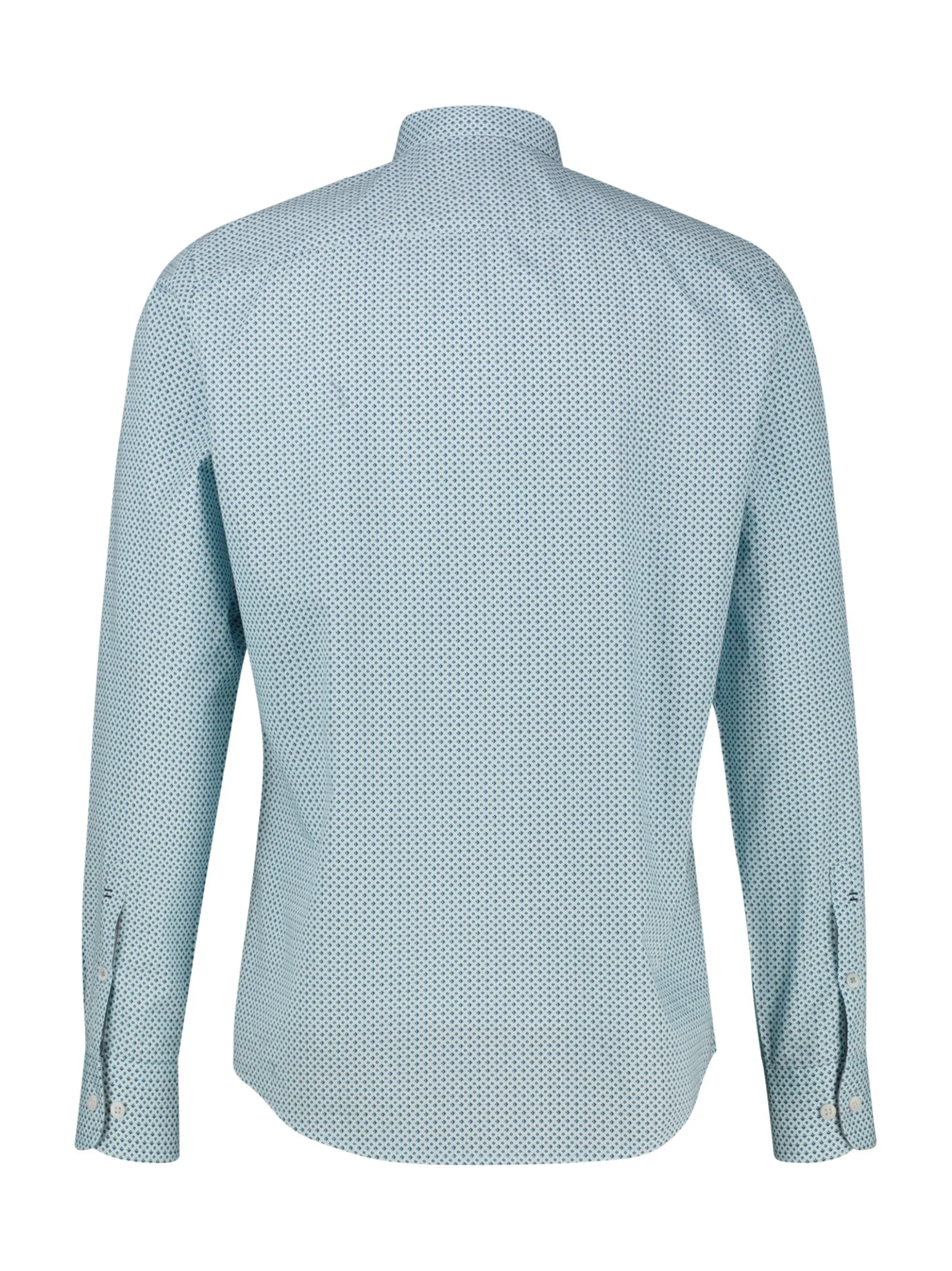 LERROS Herren Langarmhemd in blau