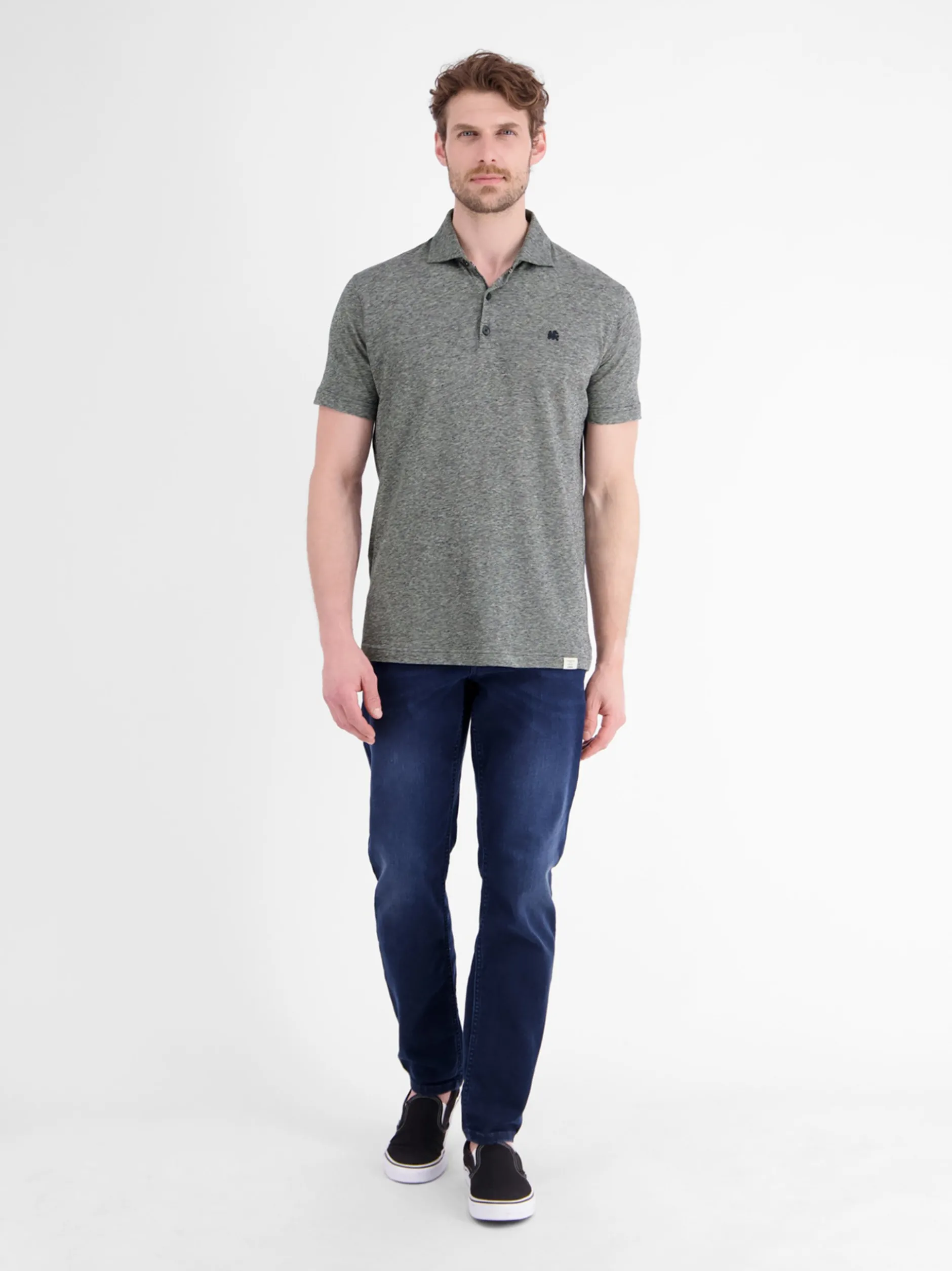LERROS Herren Poloshirt in blau