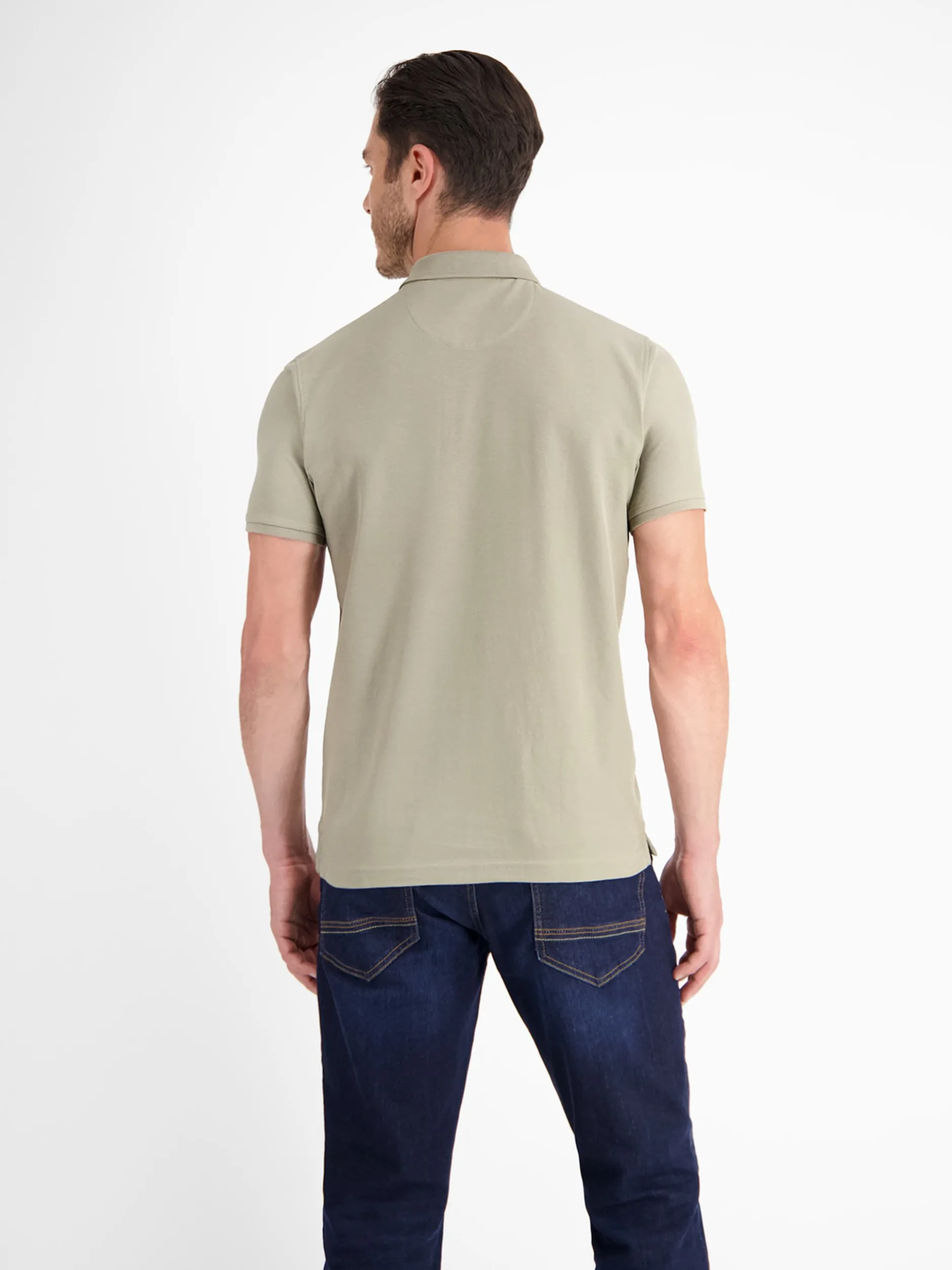 LERROS Herren Poloshirt in grau