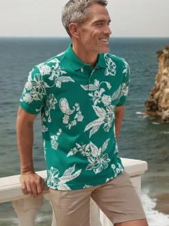 LERROS Herren Poloshirt in grün