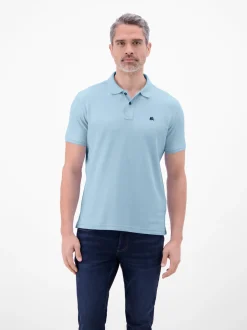 LERROS Herren Poloshirt in hellblau