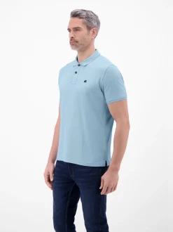 LERROS Herren Poloshirt in hellblau