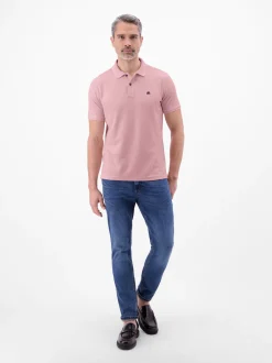 LERROS Herren Poloshirt in rosa