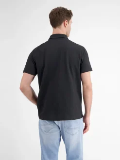 LERROS Herren Poloshirt in schwarz