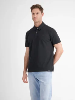 LERROS Herren Poloshirt in schwarz