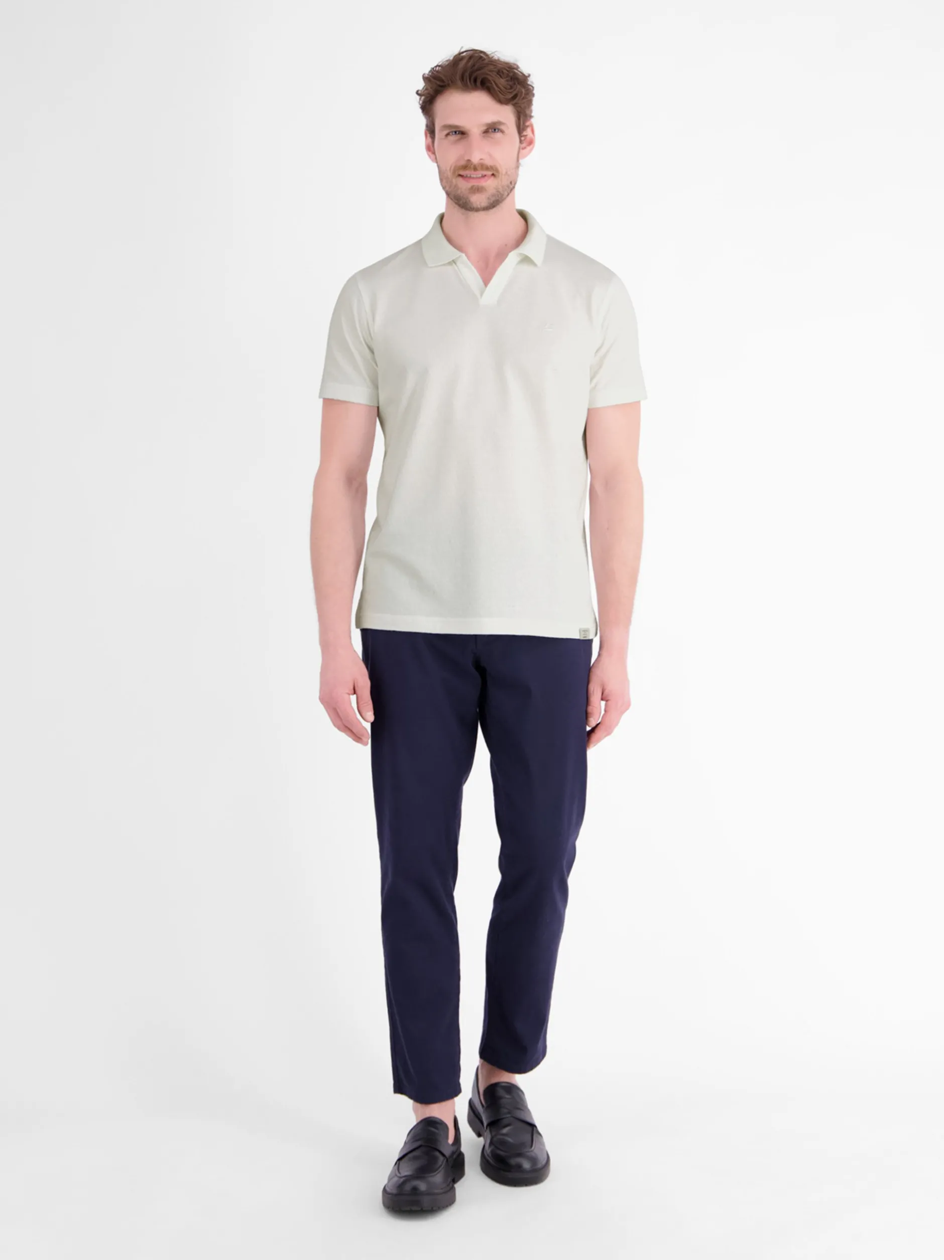 LERROS Herren Poloshirt in weiß