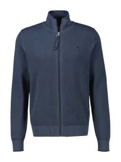 LERROS Herren Strickjacke in blau