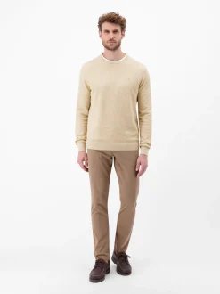 LERROS Herren Strickpullover in beige
