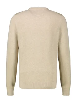 LERROS Herren Strickpullover in beige