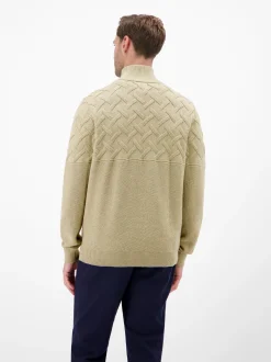LERROS Herren Strickpullover in beige