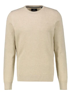 LERROS Herren Strickpullover in beige