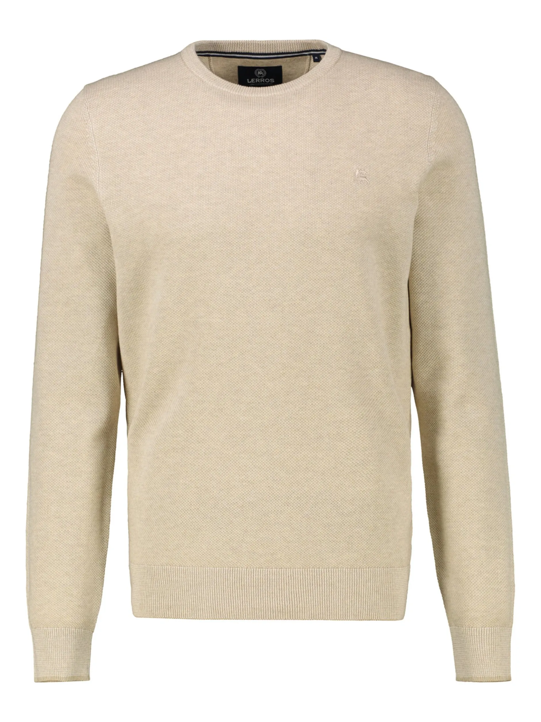 LERROS Herren Strickpullover in beige