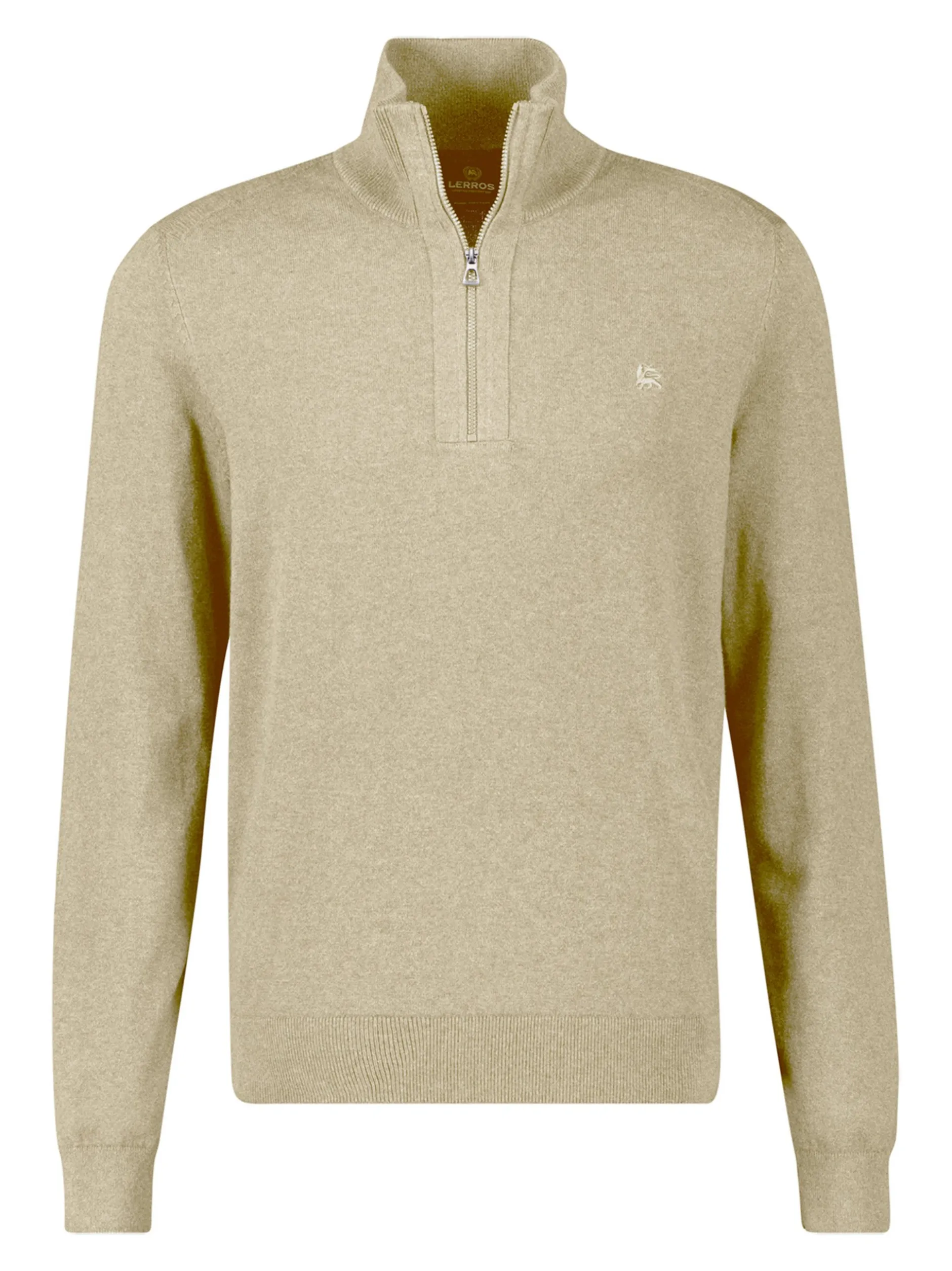 LERROS Herren Strickpullover in beige