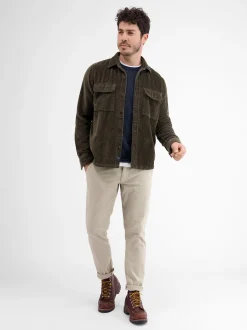 LERROS Herren Strickpullover in blau
