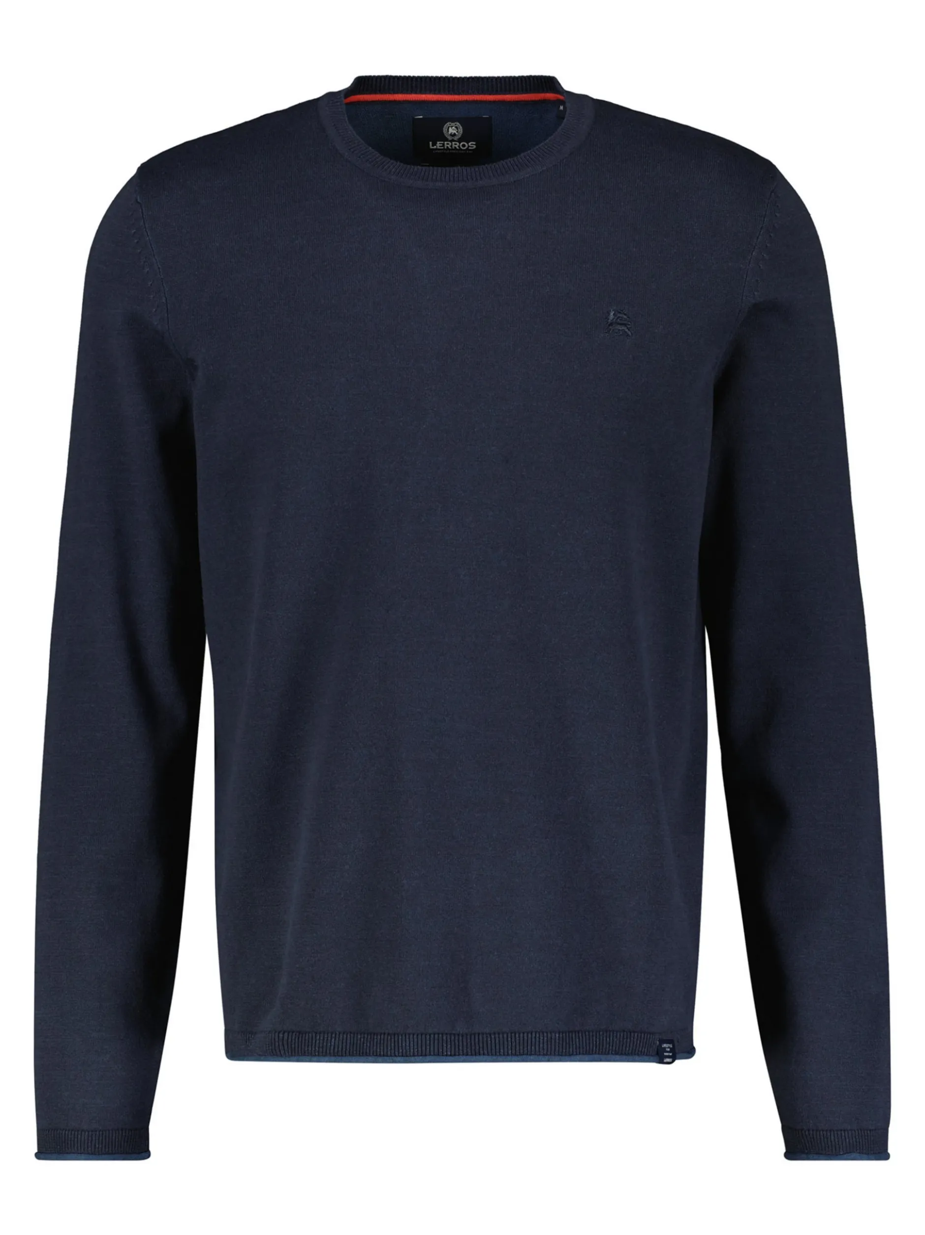 LERROS Herren Strickpullover in blau