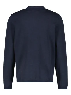 LERROS Herren Strickpullover in blau