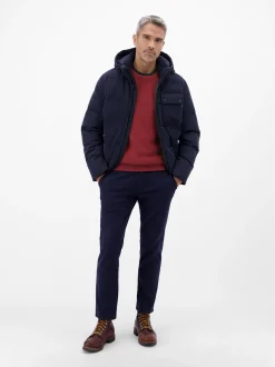 LERROS Herren Strickpullover in rot