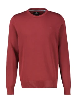 LERROS Herren Strickpullover in rot