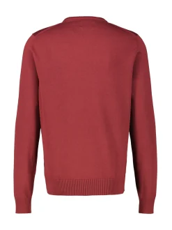 LERROS Herren Strickpullover in rot