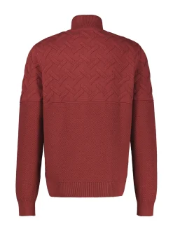 LERROS Herren Strickpullover in rot