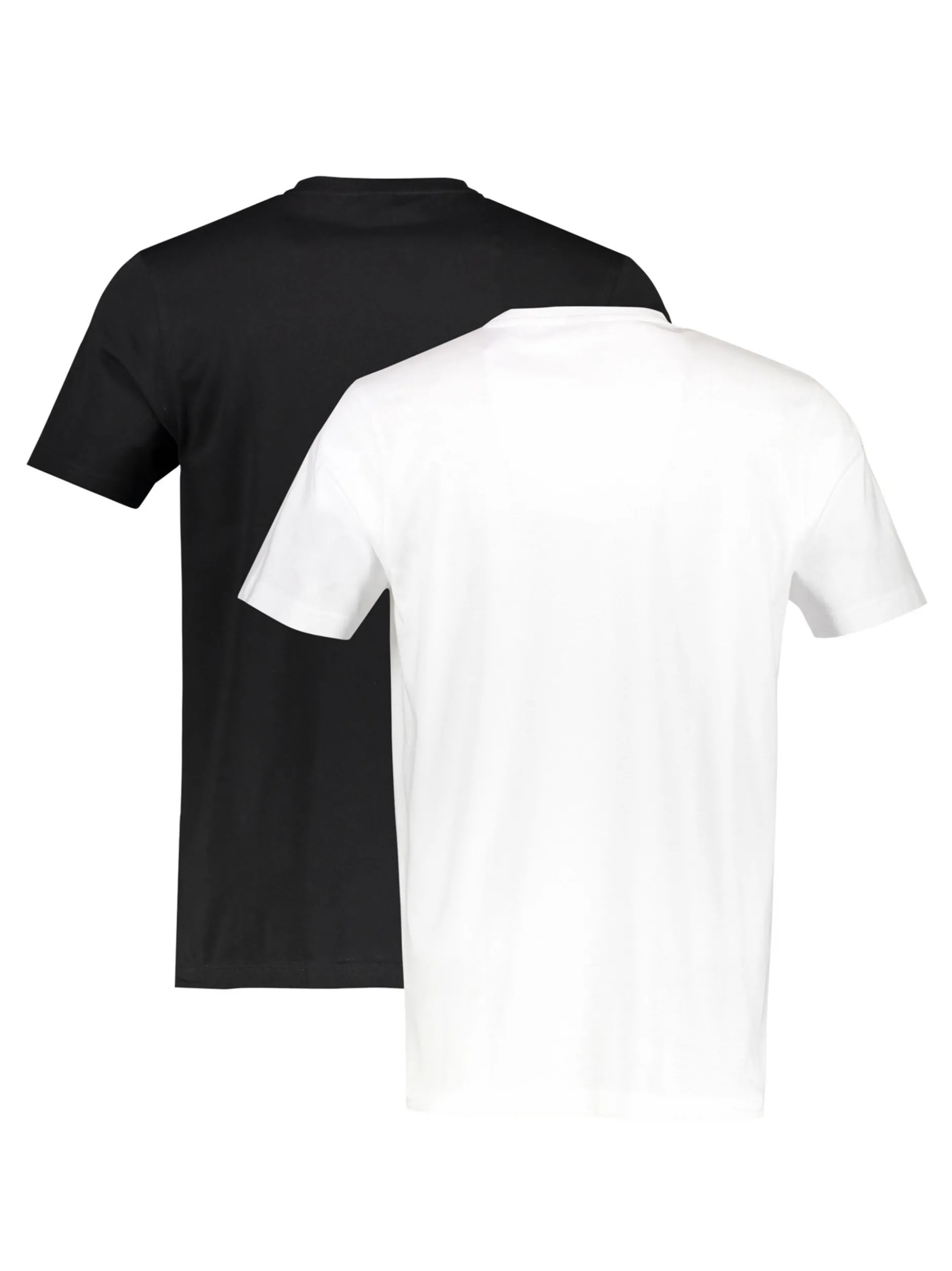 LERROS Herren T-Shirt Doppelpack in schwarz