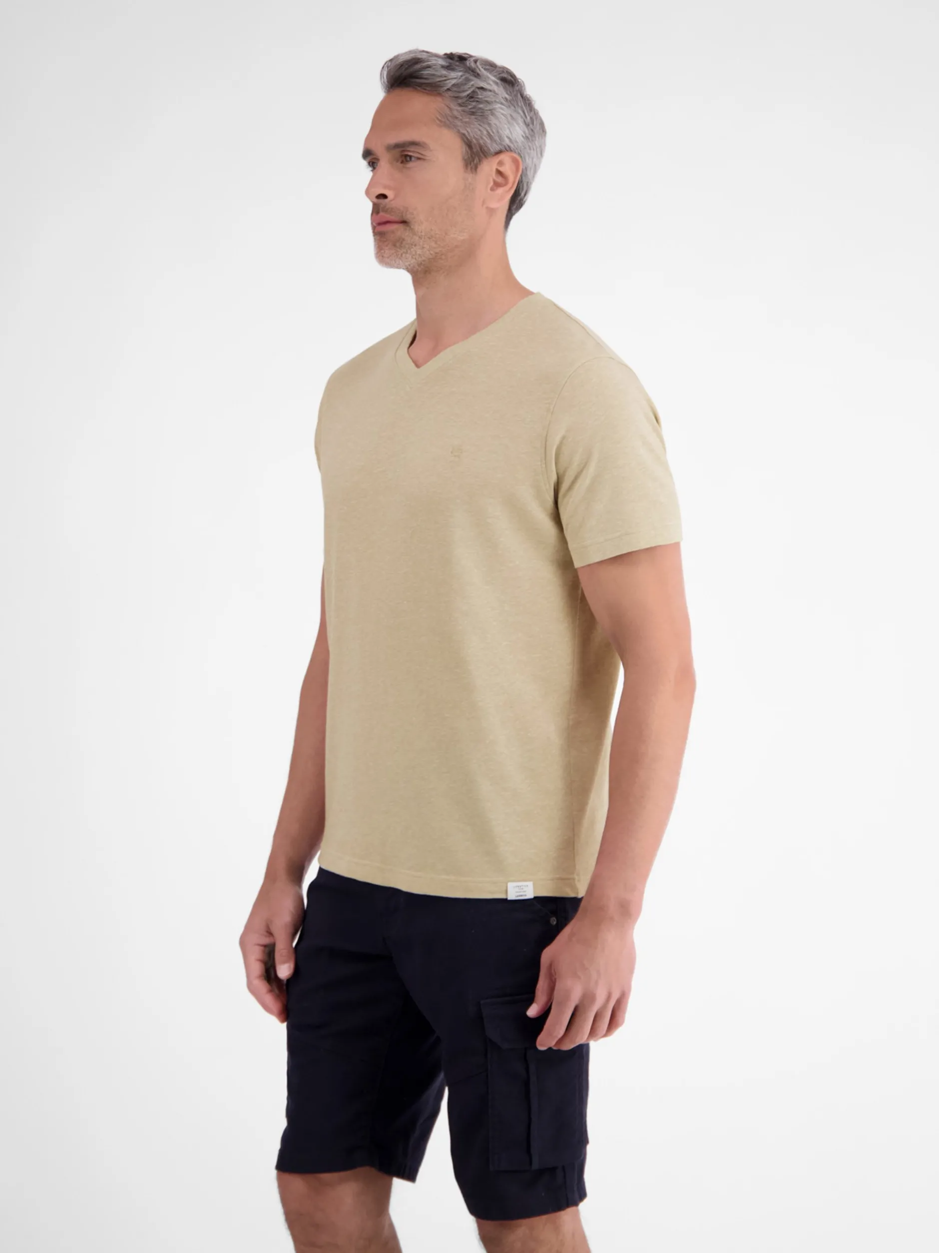 LERROS Herren T-Shirt in beige