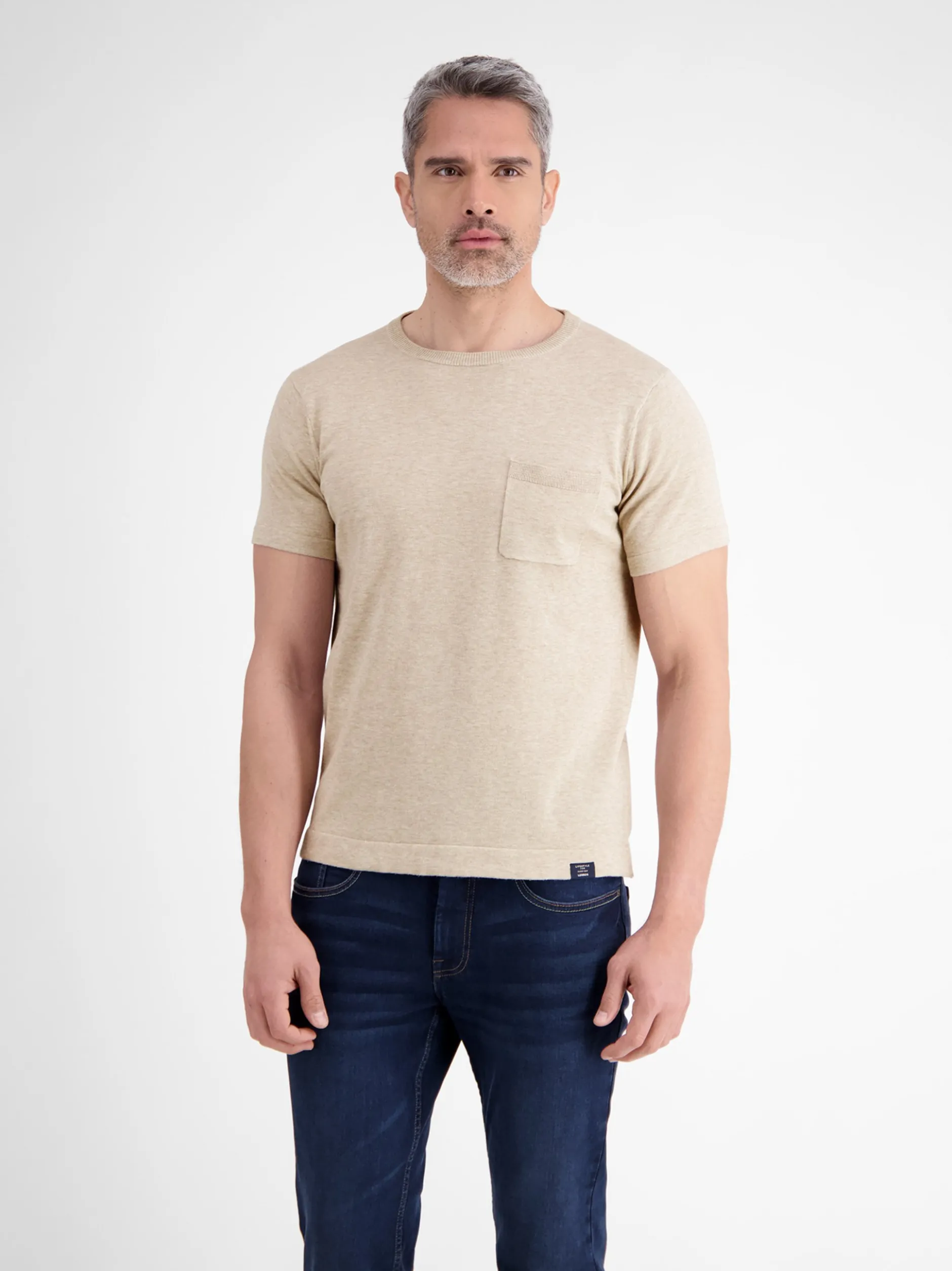 LERROS Herren T-Shirt in beige