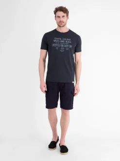 LERROS Herren T-Shirt in blau