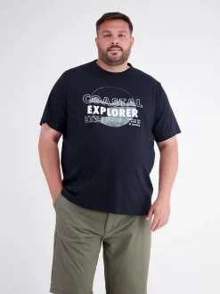 LERROS Herren T-Shirt in blau