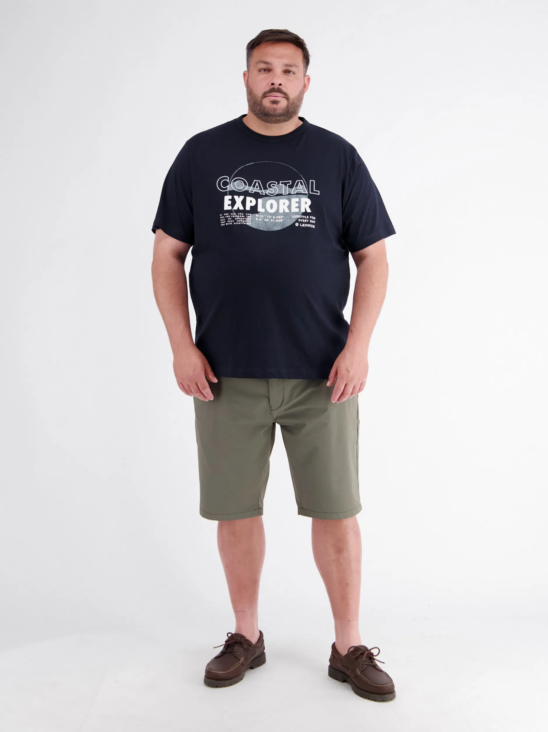 LERROS Herren T-Shirt in blau